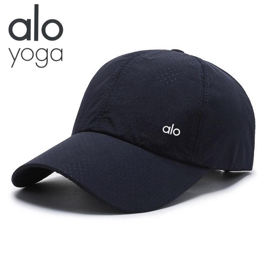 

Alo Yoga Baseball Caps Men's And Women's ball cap Fashion Quick-drying Fabric Sun Hat Caps Beach Outdoor Sports Solid Co299s, Dark grey