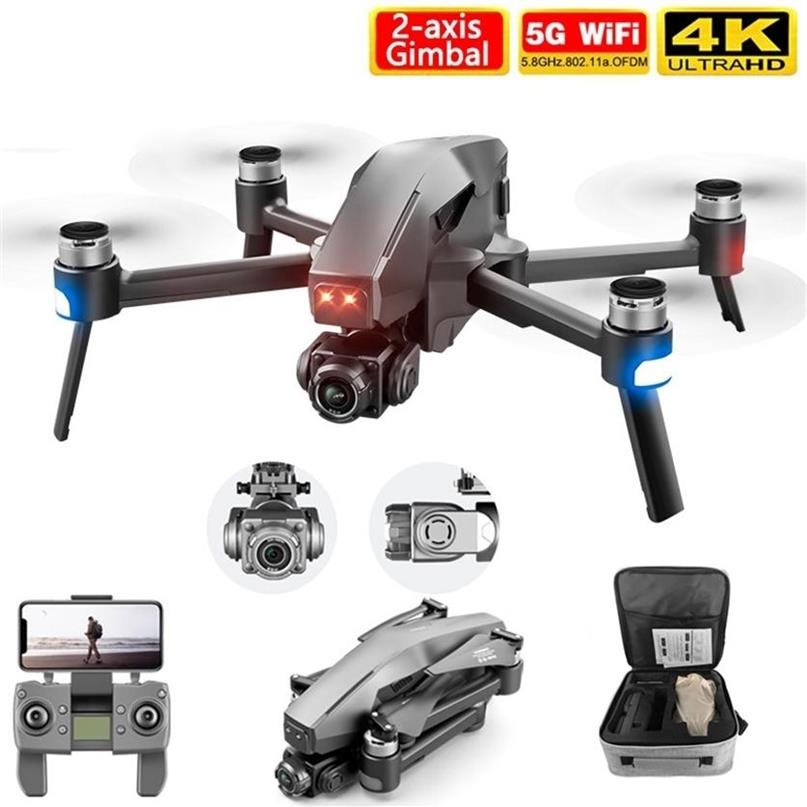 

M1 pro drone HD mechanical 2-Axis gimbal camera 4K Camera 1.6KM control distance 5G wifi gps system supports TF card Toy242T, M1-2b-bag