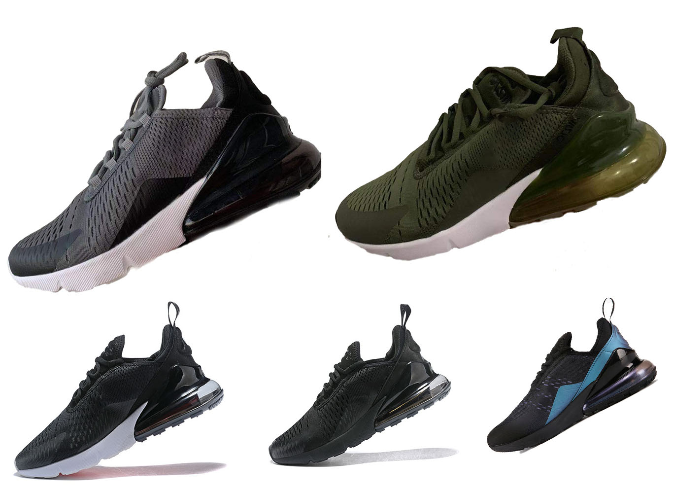 

270 270s 27c Running Shoes Men's kingcaps local online store Dropshipping Accepted training Sneakers sports popular Discount 2022 men women Large Big boot for gym, Army green