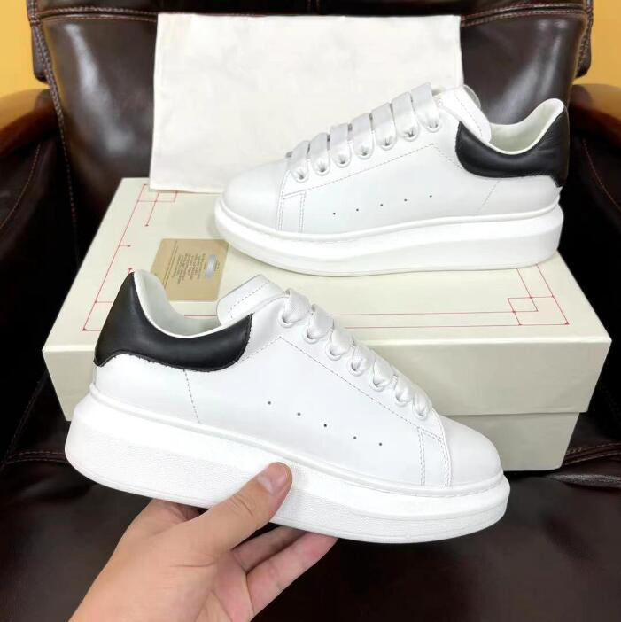 

JinXiang Designer Woman Shoe Leather Lace Up Plate-Forme Men Fashion Platform Sneakers White Black Mens Womens Luxury Velvet Suede Casual Shoes, Box