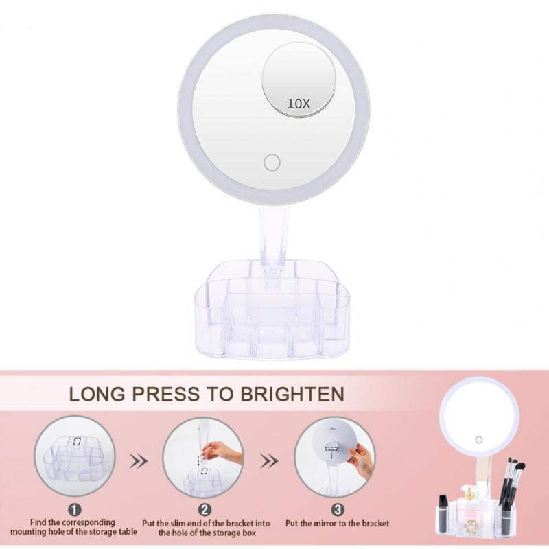 

Compact Mirrors Magnifying Mirror No Distortion Solid Anti-fog Shave Makeup MirrorCompact CompactCompact