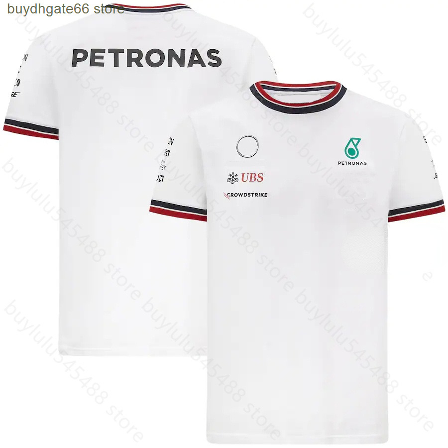 WRQM 2022 NOUVEAU F1 FORMULA ONE Équipe de course T-shirts pour Mercedes Benz Petronas Motorsport Men de manches à manches courtes décontractées