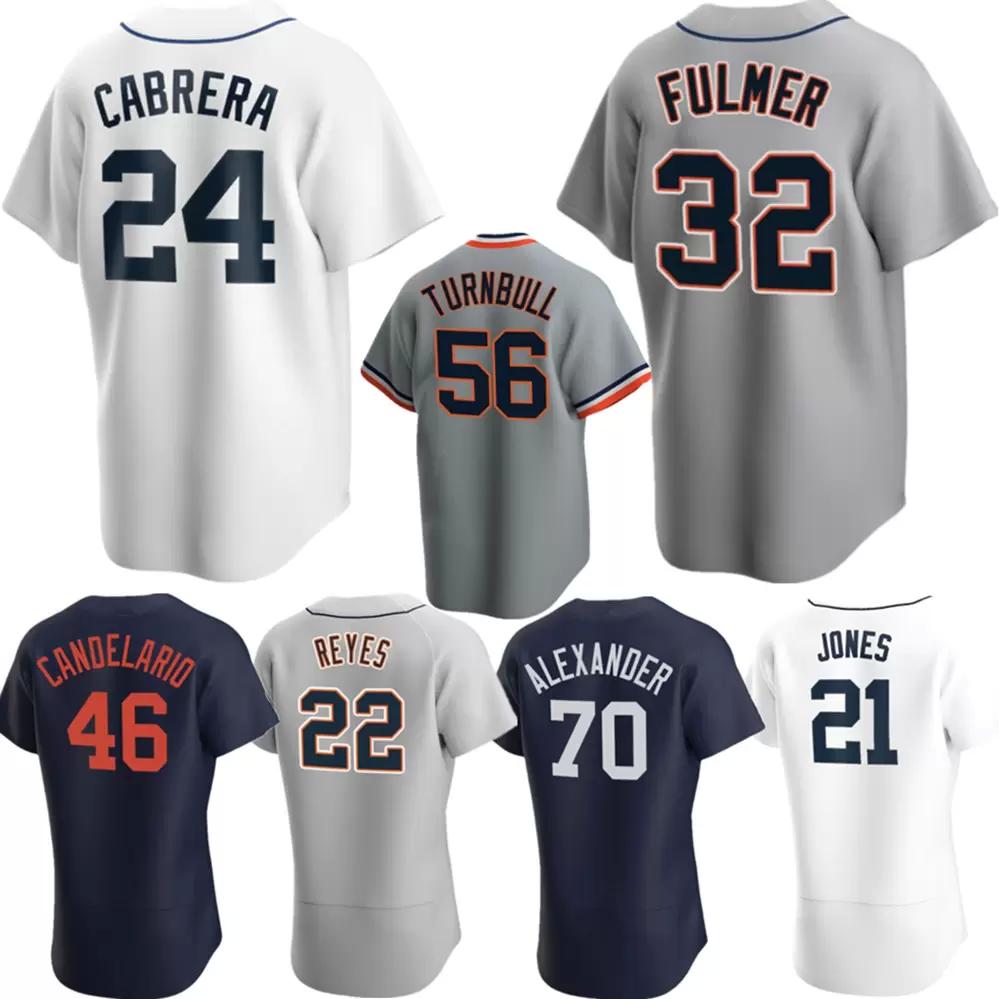 

2022 Miguel Cabrera Jerseys Michael Fulmer Reyes Paredes Alexander Baddoo Candelario Turnbull Paredes Javier B áEz Custom Men Women Youth Ba, Color 17