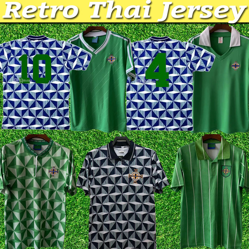 

Northern Ireland retro SOCCER JERSEYS Away Vintage 1979 1998 1990 1992 90 92 EVANS LEWIS SAVILLE DAVIS WHYTE LAFFERTY McNAIR MAILLOTS Camisa de futebo