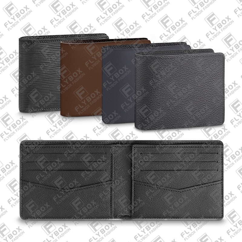 

Unisex Designer Luxury Fashion Casual Slender Wallet Coin Purse Key Pouch High Quality TOP 5A M62294 N63261 M60332 Credit Card Holder Fast Dlivery, Black flower