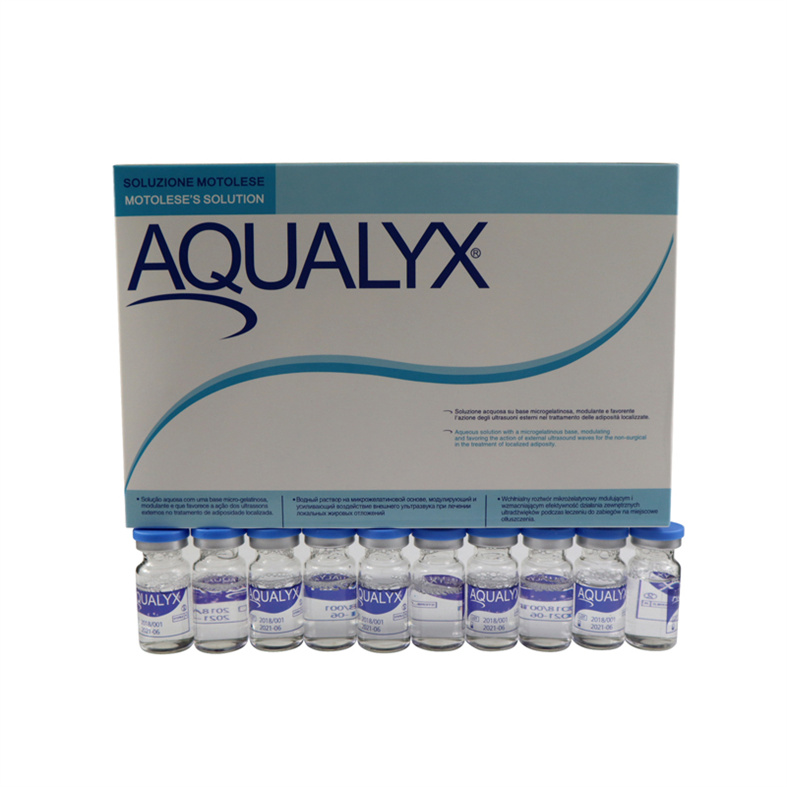 

Aqualyx 10 vials x 8ml For Face and Body Fat-Dissolving Slimming