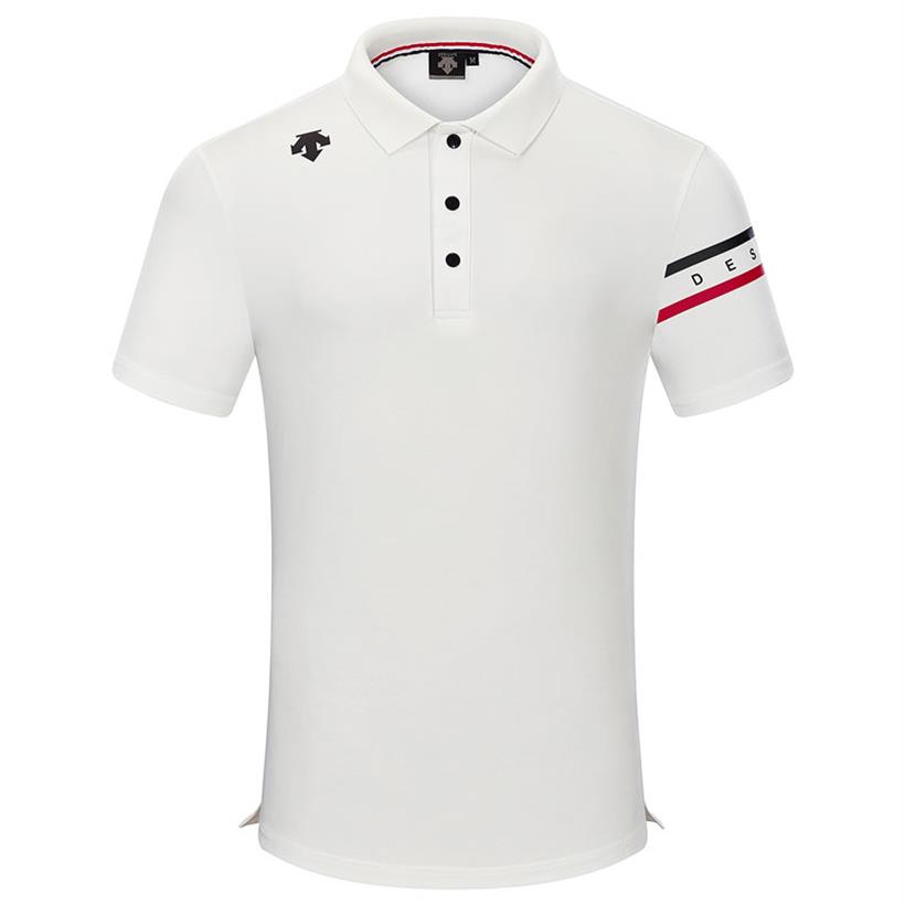 

Summer Golf Clothing Men Short Sleeve T-Shirt Black & White Color Outdoor Leisure Golf Sports Shirt224i