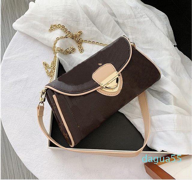 Portefeuilles sacs à main sacs de mode sacs à main femmes en cuir mode petit sac à chaîne en or