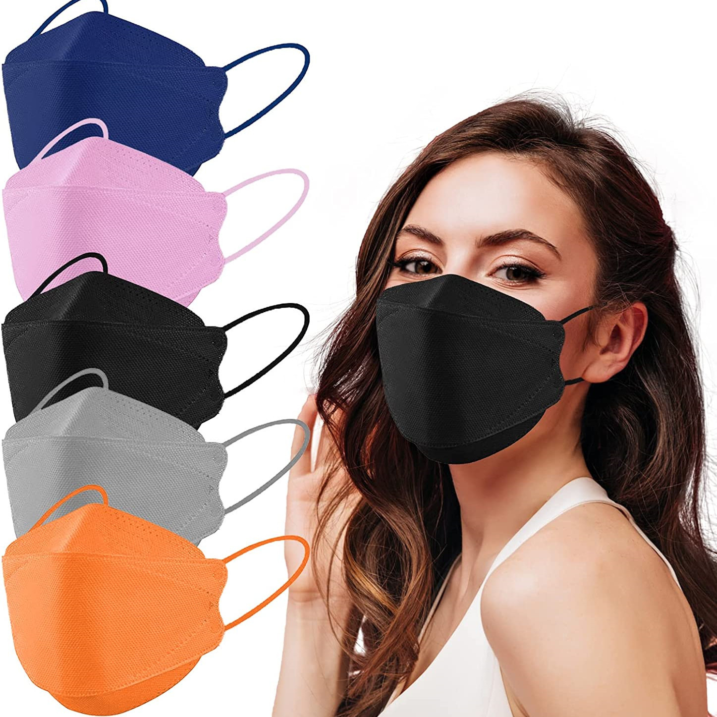 

Disposable Dustproof KF94 Face Mask with 4-Layer Filters and Individually Wrap for Adult