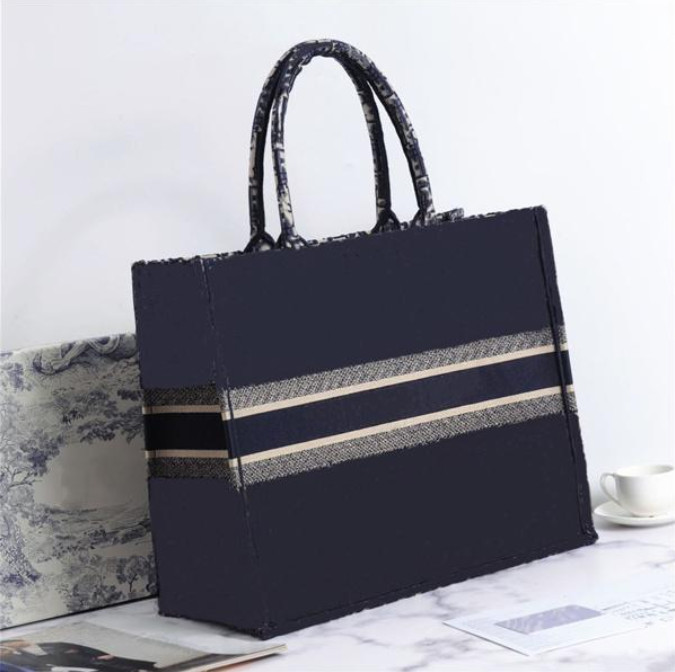 

wholesale Designer Totes Woman Bag Canvas Screen Print Luxury 41cm 36cm Fashion Black Letter Handbags Design Shoulder lady Cowboy Purse Top Quality, Customize