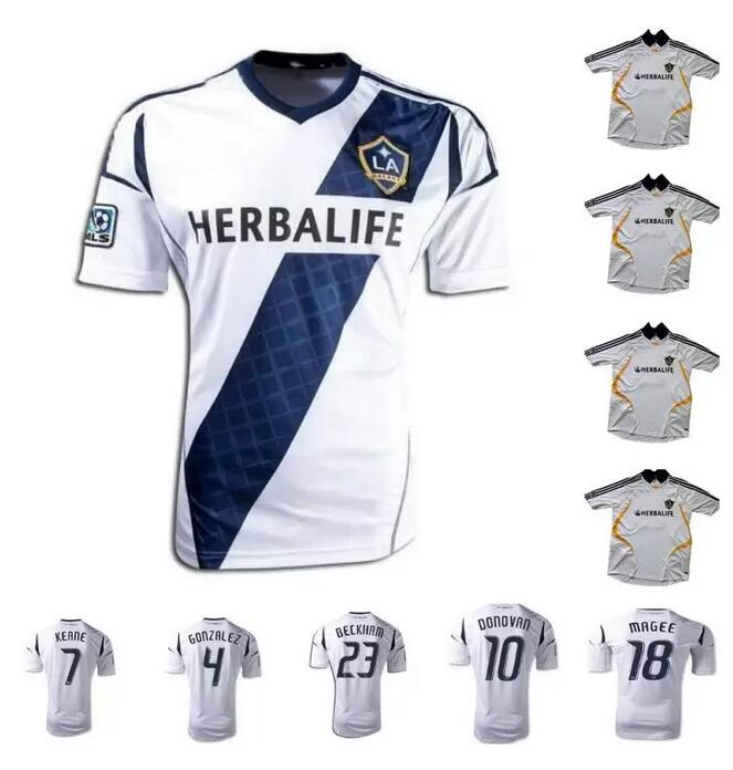 

2007 2008 2012 2013 retro MLS LOS ANGELES LA GALAXY Soccer Jerseys 07 08 12 13 fan version Beckham CHICHARITO J.DOS SANTOS KLJESTAN Lletget men away football Shirts