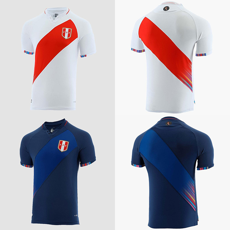 

21 22 23 Peru Soccer Jerseys Copa America National Team Jersey FARFAN GUERRERO TRAUCO For Men Maillot Foot Shirt, 21/22 away