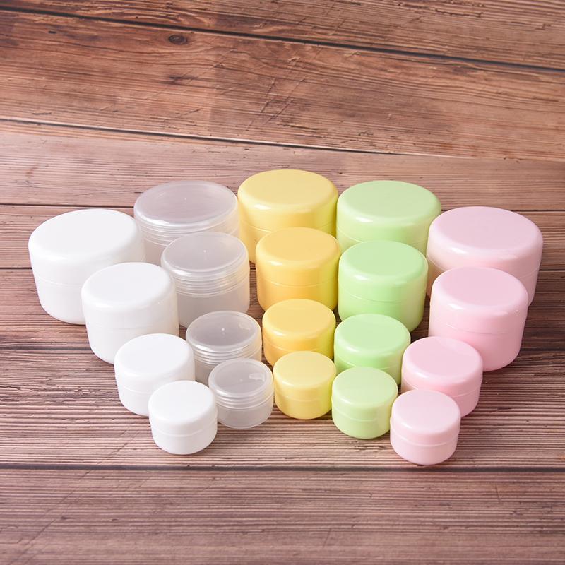 

Storage Bottles & Jars 10g 20g 50g 100g Plastic Portable Cosmetic Travel Empty Pots Makeup Cream Liquid Moisturizer Lip Container Pocke