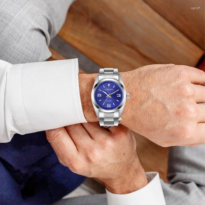 

Wristwatches Brand Military Casual Sport Watch Fashion Men Full Stainless Steel Waterproof Quartz Clock Wristwatch Relogio MasculinoWristwat, Men-black