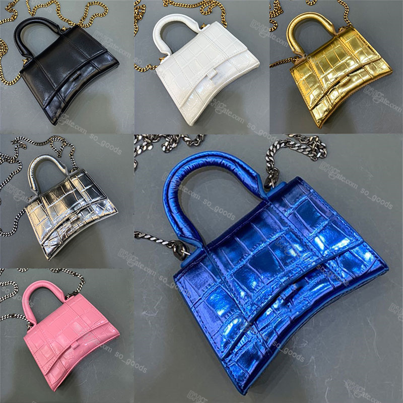 

Designer Mini Hourlass Bag XS small medium handbags luxury women crocodile classic womens pink hour glass balencaigas bags, Hacker project