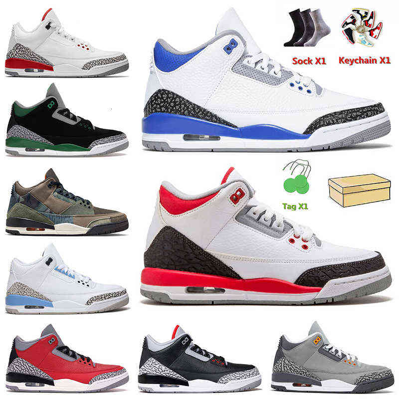 

2022 Fire Red Racer Blue Jumpman Basketball Shoes Patchwork Camo Katrina Pine Green Cool Grey UNC Laser ge Black Cement Women Mens, D46 40-47