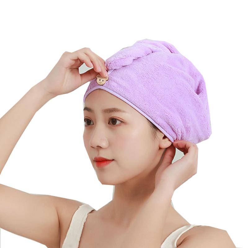 

Towel Women Towels Bathroom Microfiber Rapid Drying Hair Bath SPA Shower Turban Toallas Microfibra Toalha De Banho, Green