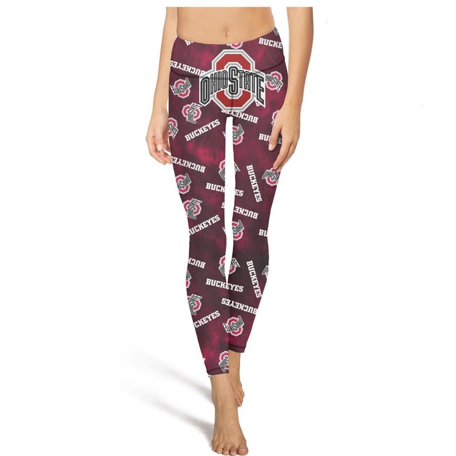

Vintage Ohio State Yoga Buckeyes Fashion pants Women 90 degrees Casual Skinny Suitable for Running Leggings ohio state bXHXP7L2250, Colorname17