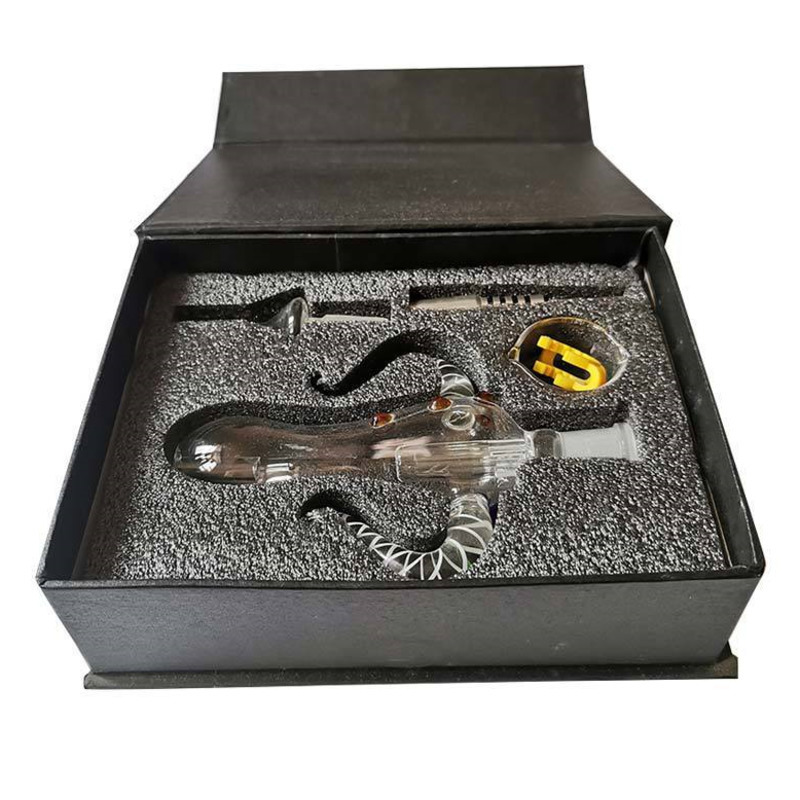 

Glass cigarette set glass handicraft glass Cigarette NC combination ox horn 14mm large quantity welcome