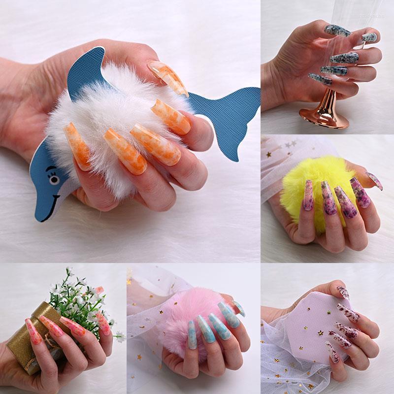 

False Nails Smudge Nail Art Patch Style Ballet Fake Piece Boxed Removable Color Decoration Full Cover Acrylic Tips Prud22, 01