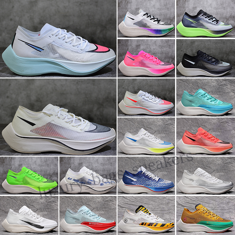 

Zomx Voporfly Next% Womens Mens Running Shoes Black And Gold White Pink Valerian Blue Sporty Red Ekiden Be True Obsidian Trainers Sneakers Size 36-45, Color 13