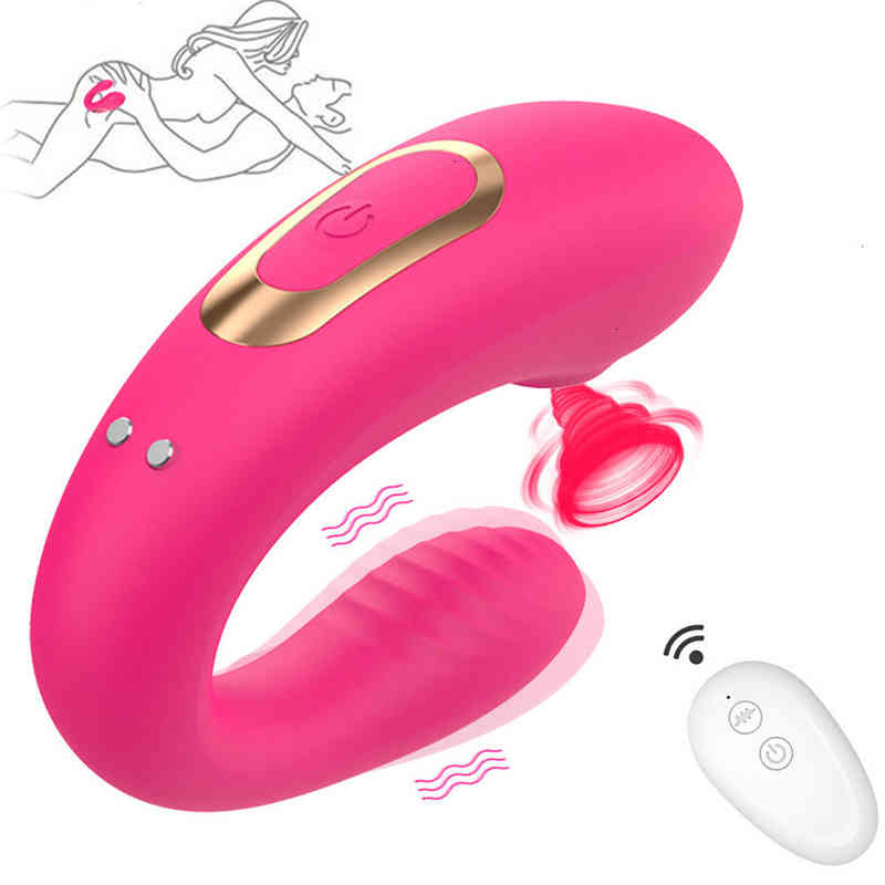 Massager Sucker Vibrators 10 Speeds Remote Control Couple Vibrator Clitoris Vagina Sucking Stimulator Adult Sex Toys For Women-image-796723265