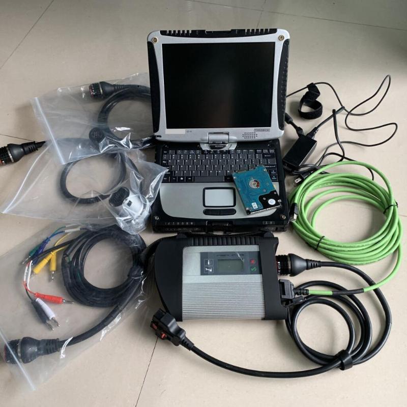 

Diagnostic Tools MB STAR C4 Multiplexer Connect SD Software HDD 320GB WIN10 V2022.12 In CF-19 Used 4G Touch Screen Laptop