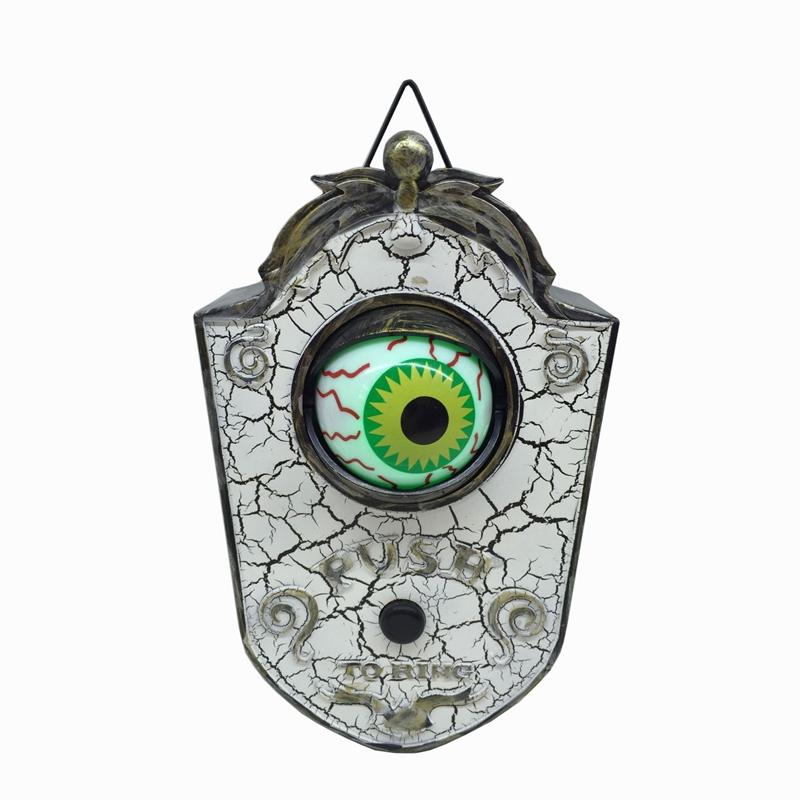 

Party Decoration Halloween Decorations Doorbell Animated Eyeball With Spooky Sounds Haunted HouseTrick Or Treat Event For Kid