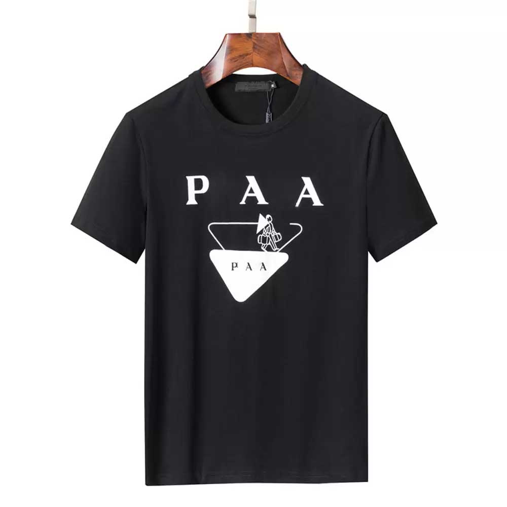 

2022 Designer Men's Letter Print T Shirt Black Fashion Designer Summer Casual High Quality Cotton Top Short Sleeve Size M-XXXL