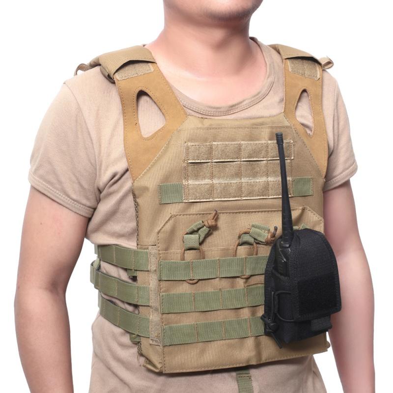 

Outdoor Bags 1000D Nylon Pouch Tactical Sports Molle Radio Walkie Talkie Holder Bag Magazine Mag Pocket