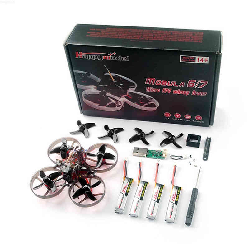 

Happymodel mobula 7 75mm crazybee F3 Pro OSD 2S bwhoop UAV racing and first person vision quadcopter update BB2 CES 700TVL BNF compatible, Dsm2 and dsmx