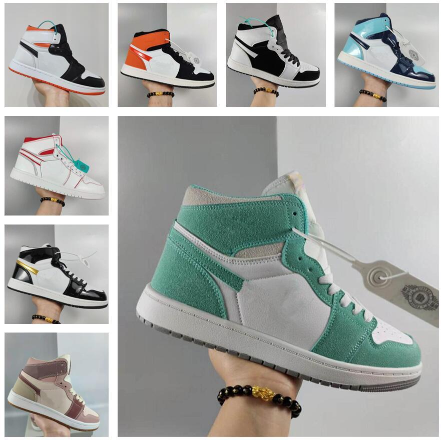 

Designer 1s High Top Men Women Skateboard Shoes Fashion Wear-Resisting Lace-Up Casual Flats Outdoor Comfortable Non-Slip Sneakers 36-44