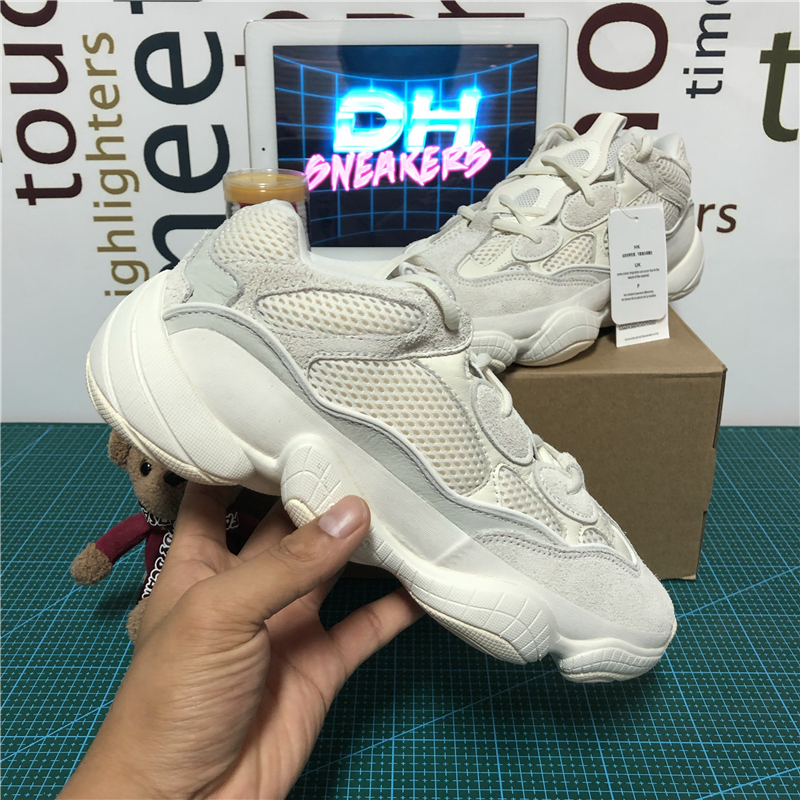 Chaussures de course de qualité en gros Femmes 500 Mesh Chaussures de course Desert Rat Stone Soft Vision Bone Blanc Blush Ourtdoor Trainer Platf