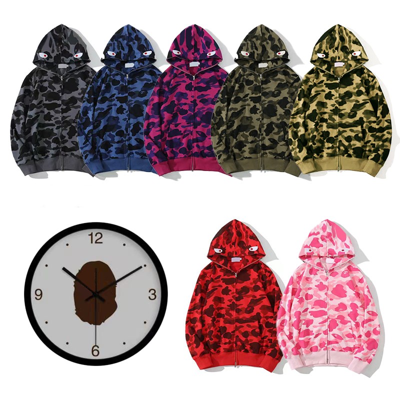 

Mens Designer Hoodies Men Women Stylist Jacket Hoodie Camouflage Animal Print High Quality Sweatshirts For Male 8 Colors, Pay for nothing