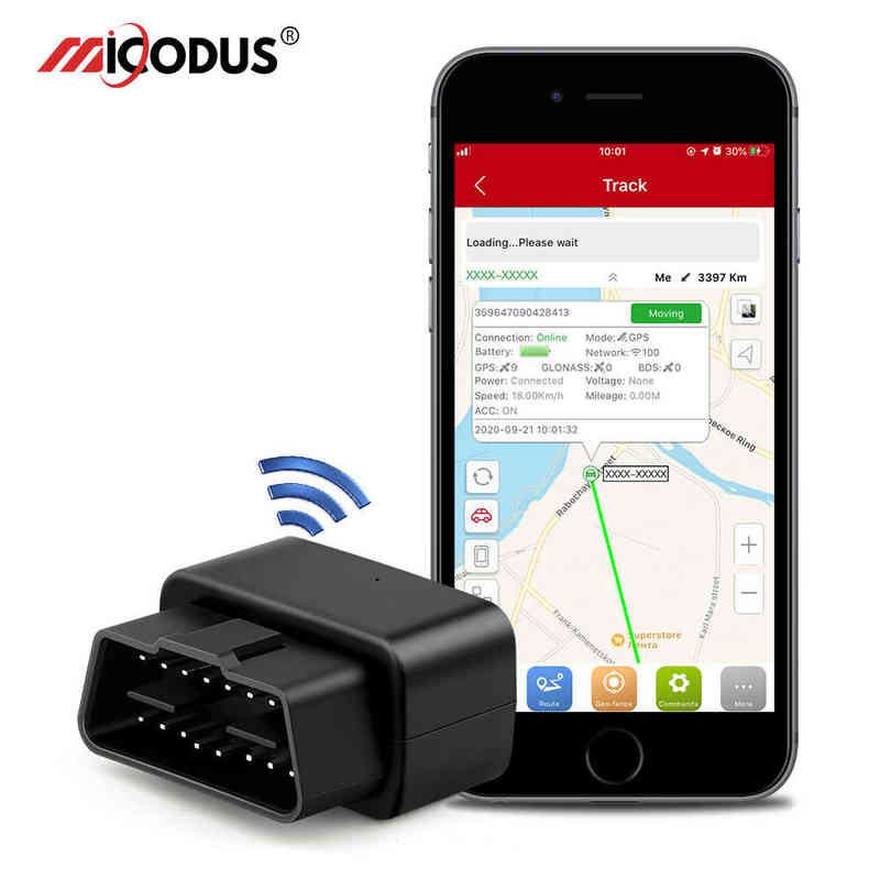 

OBD GPS Tracker Car Tracker Micodus MV33 Realtime Tracking Voice Monitor Mini GPS Locator Shock&Plug-out Alarm Geofence Free APP H220504