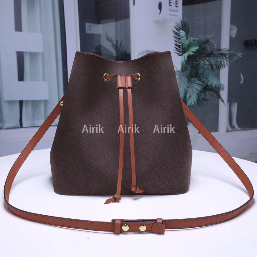 

M44022 NEONOE MM Designer Bag Womens Drawstring Bucket MONOGRAM Cross Body Shoulder Bag Purse Luxury Pochette Accessoires Pouch BB