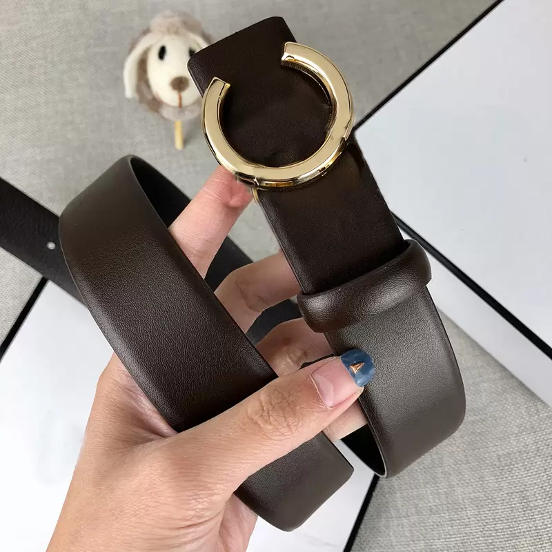 

Designer Belt Luxurys Mens Womens Genuine Leather Belts For Women Fashion Waistband Cintura Ceinture Gold Silver Buckle Belt 2205062D, Army green