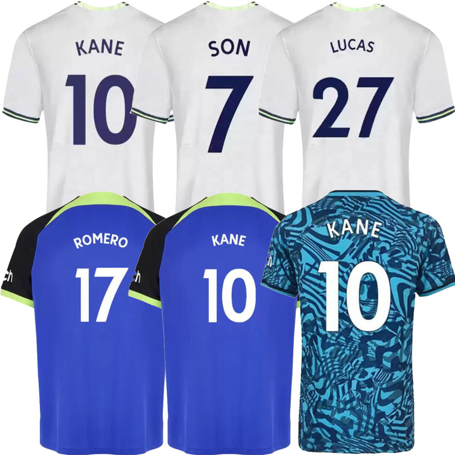 

22 23 SON Soccer Jerseys KULUSEVSKI PERISIC KANE TOTTEN home HOJBJERG 2022 2023 LUCAS DELE Football kit shirt BRYAN tops Men kids SPURS size S XXL, Adult