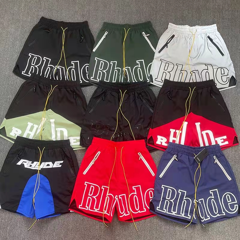 

Expensive Rhude Men' Shorts European and American couples trend beach pants high quality ladies wide leg pants factory direct sales, Supplement (not shipped separately)