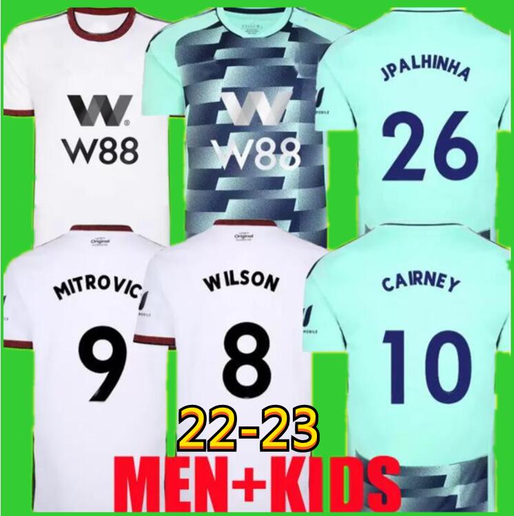 

22 23 CAIRNEY Mitrovic SOCCER JERSEYS Home away 2022 2023 camiseta de futbol KEBANO WILSON MUNIZ J. Palhinha ROBINSON men kids kit FOOTBALL shirts Uniform tops, Home kids