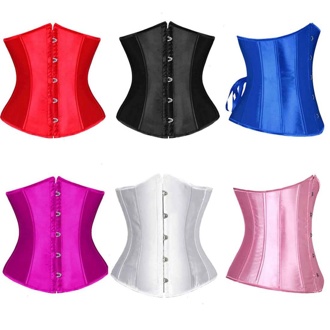 

Selling Women Underbust Corset Shapers Sexy Bustiers Workout Shape Body Belt Slimming Girdles Support Big Plus Size -xxxl, Purple