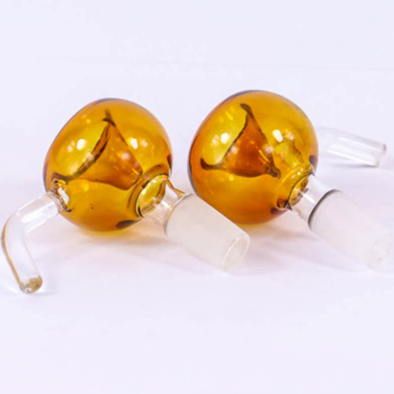 

Other Smoking Accessories Wholesale 14mm New Design bong tawny color bowl Glass pipes