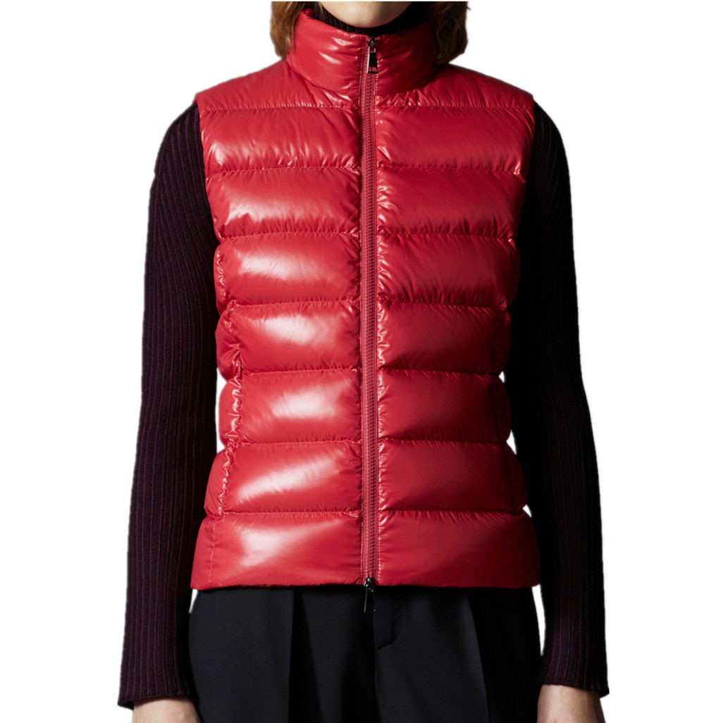 

Womens Vests Fashion winter vest down Jacket Gilet waistcoat high quality Jackets spring thermal clothing outdoor Couples Keep warm Slim fit coat badge decoration, No.1-shiny black