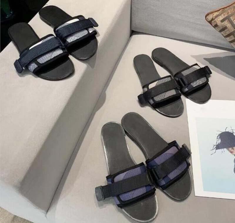 

Designer Sandals Slippers Art Style Sleek Fit Insole Lightweight Comfortable Leather Buckle Embellished Velcro Strap Casual Sandals, #10
