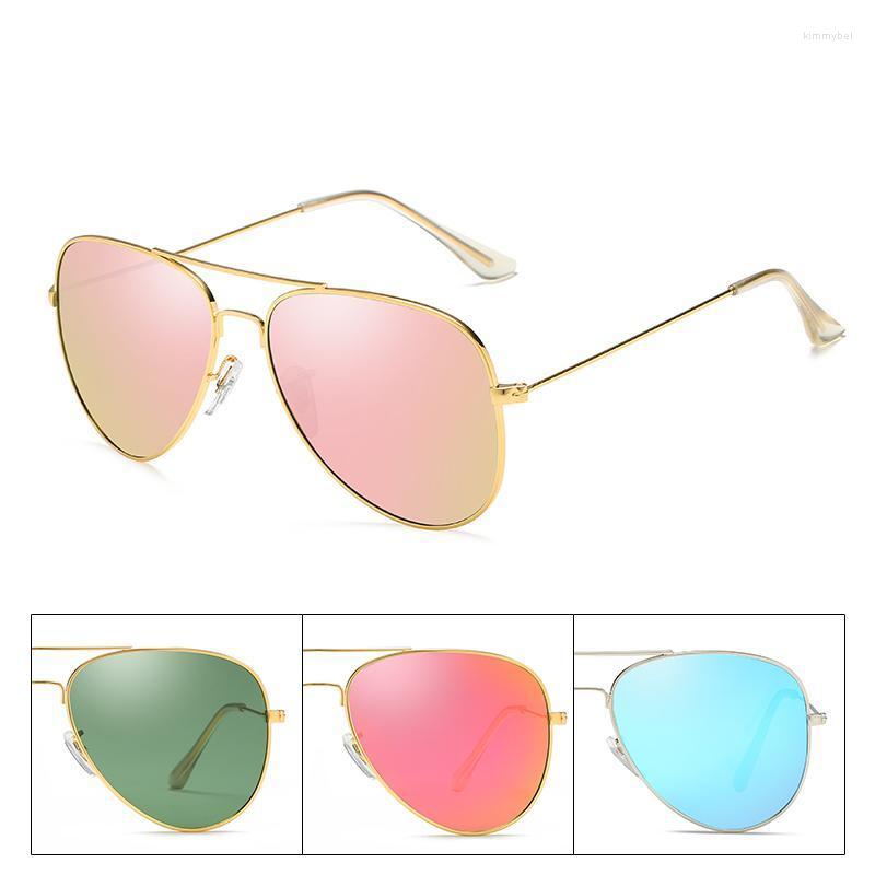 

Sunglasses Men's Polarized Avaitor Women Driving Pilot Vintage Sun Glasses Designer Mirrored Lens Metal Classic UV400Sunglasses Kimm22