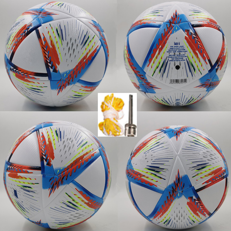 

2022 World Cup Football soccer ball PU size 5 Balls CTR-CORE SPEEDSHELL granules slip-resistant