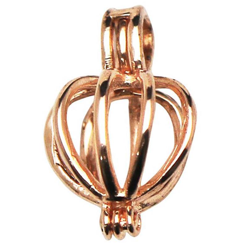 

Pendant Necklaces Beadsnice ID27520smt17 Solid Silver 925 Charm For Pearls Jewelry Supplies Cage Locket Charms