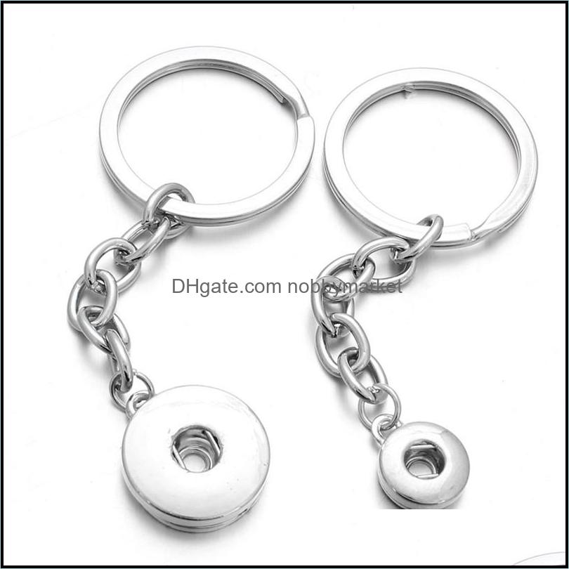 

Snap Jewelry 12Mm 18Mm Key Chains For Keyring Women Gifts Girl Keychain Bag Pendant Drop Delivery 2021 Keychains Fashion Accessories Nq3A7