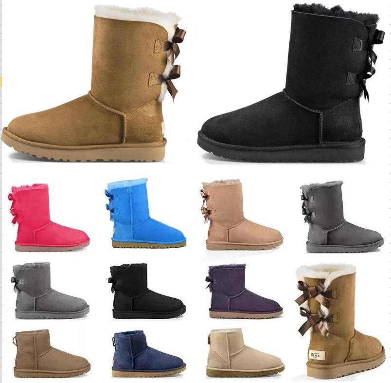 

2022 Classic mini fluff collar australia australian shoes boots women womens short lridescen winter snow boot girls lady akato furry satin booties outdoors, C22