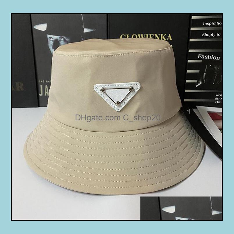 

Wide Brim Hats Caps Hats Scarves Gloves Fashion Accessories 21Ss Summer Bucket Hat Letters Cartoon Print Unisex Brand Desinger Women Men, Multi